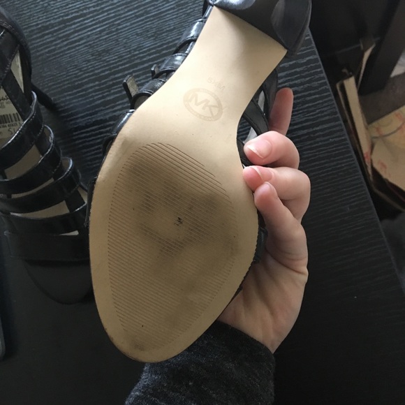 Michael Kors Black Cage Heels - Picture 5 of 5